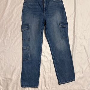 Express High Rise Blue Jeans for Women